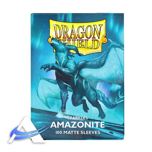 Bustine Protettive Standard Dragon Shield - MATTE Sparkles Amazonite