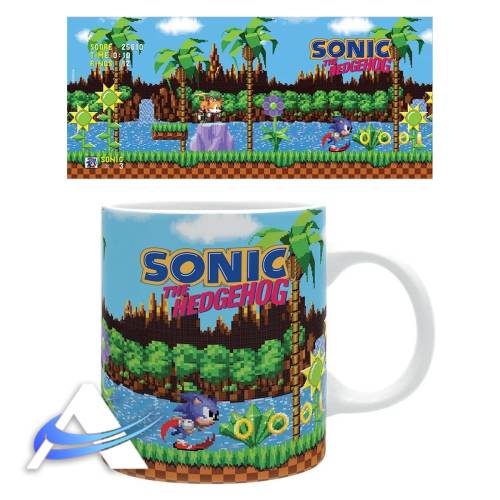 Tazza - 320 ml - Sonic - Retro Con Scatola