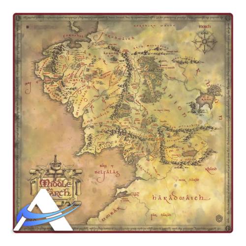 IL SIGNORE DEGLI ANELLI - Playmat - Luogo Della Terra Di Mezzo
