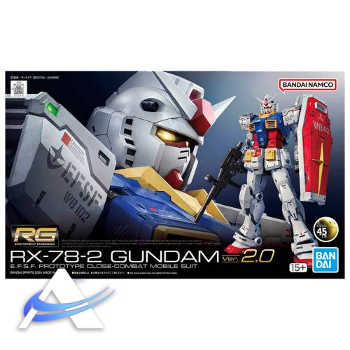 Gunpla Real Grade - RX-78-2 Ver.2.0 - Model Kit 1/144