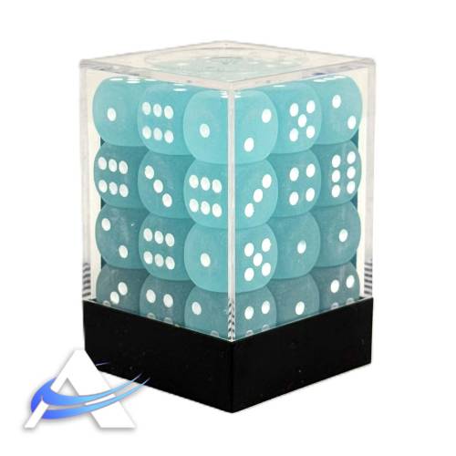 Chessex Dice - 36 Dice Set - Teal, White