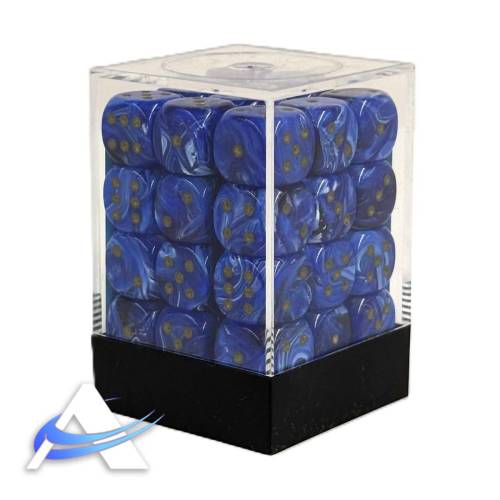 Chessex Dice - 36 Dice Set - Blue, Gold
