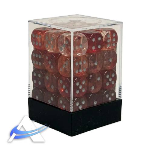 Chessex Dice - 36 Dice Set - Red, Silver