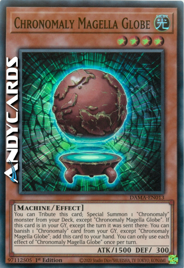 Chronomaly Magella Globe | AndyCards Srl
