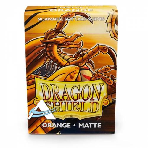 Dragon Shield Small Protective Sleeves - MATTE Orange