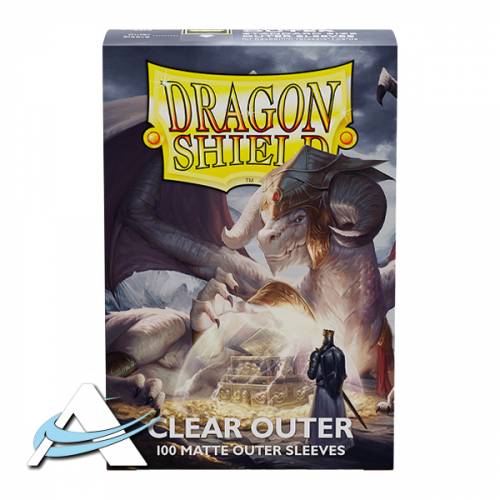 Dragon Shield Standard Sleeves - MATTE OUTER Clear